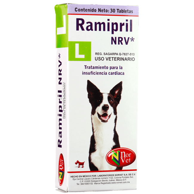 Ramipril Nrv L 30 Tabletas - Norvet Ramipril Nrv L 30 Tabletas - Norvet